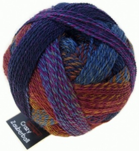 Crazy Zauberball yarn 100g - Cinnamon Bun 2248